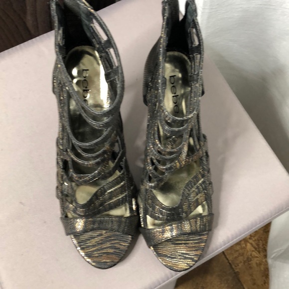 Bebe metallic animal stripped stilettos - Picture 2 of 5